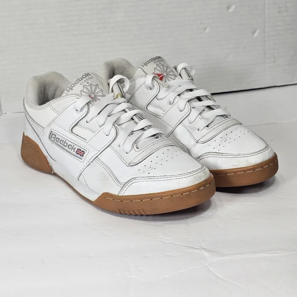Reebok White and Brown Sneakers - Picture 10 of 12